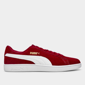 Imagem da oferta Tênis Puma Smash V2 Masculino - Vermelho+Dourado