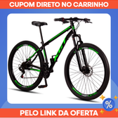 Imagem da oferta Bicicleta Aro 29 KGT Aço Carbono Freios a Disco Suspensão 21 Marchas