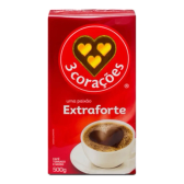 Imagem da oferta Café Torrado e Moído a Vácuo Extraforte 3 Corações - 500g