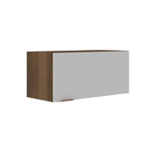 Imagem da oferta Armário de Geladeira Bartira Línea com 1 Porta - 80cm de largura - Nogueira/Platinum