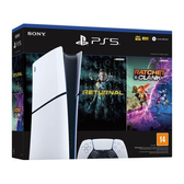 Imagem da oferta PlayStation 5 Slim Edição Digital 2024 1TB - 1 Controle Branco Sony com 2 Jogos - PS5 / Playstation 5 - Magazine Jogob