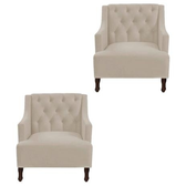 Imagem da oferta Kit 02 Poltronas Genesis Bege