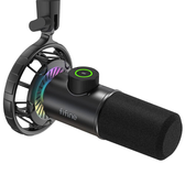 Imagem da oferta FIFINE Microfone USB para jogos mic dinâmico RGB para PCcom botão Tap-to-Mutemicrofone cardioide Plug & Play com conec
