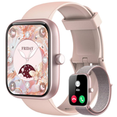 Imagem da oferta Smartwatch Feminino Tela HD de 183" Relógio Fitness com Alexa 120 Esportes Frequência Cardíaca e Monitoramento do Son