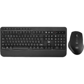 Imagem da oferta Kit Teclado e Mouse Sem Fio CS1200 Multimídia Conexão BT+USB 3200DPI Ajustável Com Cliques Multi - TC301