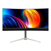 Imagem da oferta Monitor Gamer KBM! GAMING MG900 34" Curvo Mini-led 180Hz 1ms HDMI e DisplayPort USB-C HDR FreeSync - KGMG90034BR
