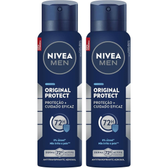Imagem da oferta NIVEA MEN Kit Desodorante Antitranspirante Aerossol Original Protect 48h 150ml (2 unidades)