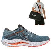 Imagem da oferta Kit Tênis de Corrida Masculino Mizuno Wave Inspire 19 e 1 Mala de Treino Master