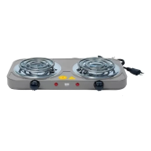 Imagem da oferta Fogão Elétrico Fogareiro Portátil Cooktop 2000w 110v 2 Bocas Cor Cinza 127v