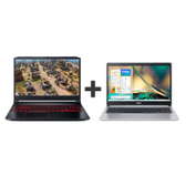 Imagem da oferta Kit Notebooks Gamer Acer Nitro 5 Ryzen 7-4800H 8GB SSD 512GB GTX 1650 AN515-44-R4KA + Acer Aspire 5 Ryzen 7-5700U 8GB SSD 512GB RX 640 A515-45G-R46X