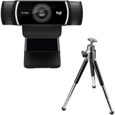 Imagem da oferta Webcam Full HD Logitech C922 Pro Stream com Microfone Embutido para Chamadas e Gravações em Video 1080p e Tripé Inclu