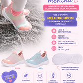 Imagem da oferta Tênis Infantil Feminino Calce Fácil Super Leve Nathielly.