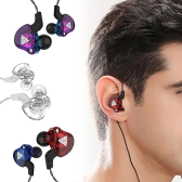 Imagem da oferta Fone de Ouvido com Fio com Microfone de Cobre Driver Estilo Esportivo Hifi Ergonomico - Entrega Rápida Par