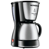 Imagem da oferta Cafeteira Elétrica Mondial Dolce Arome Thermo Inox C-34 15 Xícaras Preta/Inox