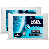 Imagem da oferta Kit 2 peças Travesseiro Nasa Up 3 para fronhas 50x70 cm Fibrasca