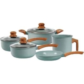 Imagem da oferta Jogo de Panelas de Alumínio Revestimento Cerâmico com Antiaderente Ecoglide Tuut Marble 5 peças