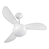 Imagem da oferta Ventilador De Teto Ventisol Fênix E-27 Branco 130w Com 3 Pás De Plástico 960 mm De Diâmetro 127 v