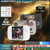 Imagem da oferta ANBERNIC RG CubeXX Console de jogos portátil 3.95 "IPS HD Tela Linux WIFI Bluetooth 256G PSP RG Cube XX Retro Console d