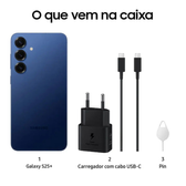 Imagem da oferta Celular Samsung Galaxy S25+ 5G 256GB 12GB RAM Câmera Tripla de 50+12+10 Tela Grande de 6.7" Prata