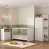 Imagem da oferta Jogo De Quarto Infantil Trevalla Móveis Pom Pom 3 Peças