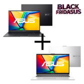 Imagem da oferta Kit Notebooks Asus Vivobook 16X i5-12500H 8GB SSD 512GB W11 K3605ZF-N1420W + Vivobook Go 15 i3-N305 8GB SSD 512GB Linux E1504GA-NJ438