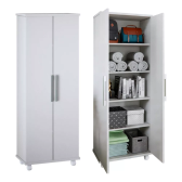 Imagem da oferta Armário com Rodinhas Multiuso 5 Prateleiras Sapateira Bonatto