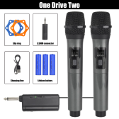 Imagem da oferta Microfone sem Fio 2 Canais Uhf Frequência Fixa