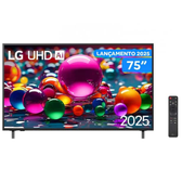 Imagem da oferta Smart TV 75" LG 4K UHD Processador a7 Gen8 WebOS 25 Bluetooth - 75UA8550PSA