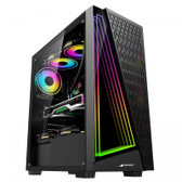 Imagem da oferta Gabinete Gamer SuperFrame Storm Mid Tower RGB Vidro Temperado ATX Sem Fonte Sem Fan