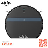 Imagem da oferta Aspirador de Pó Para Casa Robô Inteligente Com Sensores Anti- queda IDALI LIFE
