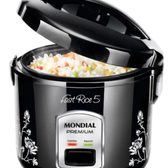 Imagem da oferta DESCONTÃO - Panela De Arroz Fast Rice 5 Premium Mondial 400W - NPE-08-5X
