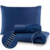 Imagem da oferta Jogo de Lençol 3 Peças 400 Fios Cama Casal Queen King Solteiro Micropercal