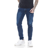 Imagem da oferta Calça Masculino Jeans Super Skinny Premium Street - Azul