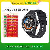Imagem da oferta Haylou solar ultra gps relógio inteligente 1.6 "display amoled 60hz taxa de atualização chamadas bluetooth 5atm resis