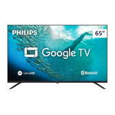 Imagem da oferta Smart TV LED 65" Ultra HD 4K Philips 65PUG701978 com Google TV Comando de Voz Wi-Fi Entradas HDMI e USB