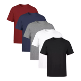 Imagem da oferta Kit 5 Camisetas Masculina Lisa Premium 100% Algodão