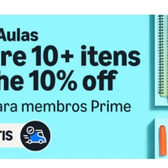 Imagem da oferta 10% off em 10 itens de Material Escolar