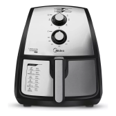 Imagem da oferta Fritadeira Airfryer 4l Cor Inox Midea 110V