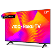 Imagem da oferta Smart TV LCD LED 32" AOC 32S515578G - Wi-Fi HD Quad Core Dolby Áudio 60 Hz
