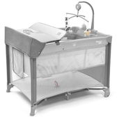 Imagem da oferta Berço Desmontável Multikids Baby Daydream Cinza Até 15 Kg