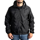 Imagem da oferta Casaco jaqueta corta Vento Masculino impermeável liso inverno capuz ziper até g4 - Virtude Shop