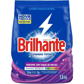 Imagem da oferta Sabão em Pó Brilhante Cuidado Total Roupas Brancas e Coloridas - 1,6kg