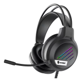 Imagem da oferta Headset Gamer Evolut Eg306 Led Rainbow Multi Plataforma Cor Preto Luz Rainbow