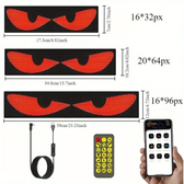 Imagem da oferta Carro Diabo Olhos Colorido Lâmpada De Olho Tela Macia LED Flexível Para Janelas De DIY