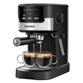 Imagem da oferta Cafeteira Espresso Mondial Dolce Crema 20 Bar Inox 1200W - C-20-EC