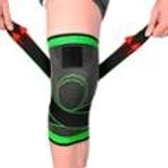 Imagem da oferta Joelheira Ortopédica de Compressão Regulável Ajustável Patelar Tensor Joelho Fitness Profissional