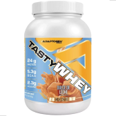 Imagem da oferta Suplemento Tasty Whey 3W Gourmet Whey Protein Adaptogen Science Pote 900g sabor Doce de Leite
