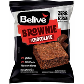 Imagem da oferta 6 unidades Brownie Chocolate Zero Açúcar sem Glúten sem Lactose Belive 40g