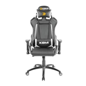 Imagem da oferta Cadeira Gamer KBM! GAMING Blizzard CG330 Preta e Branca Com Almofadas Reclinável Descanso de Braço 2D - KGCG330PRBR