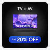Imagem da oferta Compra TV e Áudio com até 20% OFF + Frete Grátis